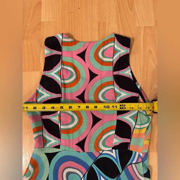 By Anthropologie Kenzie Asymmetrical Midi Dress..size 2 - Picture 13 of 16